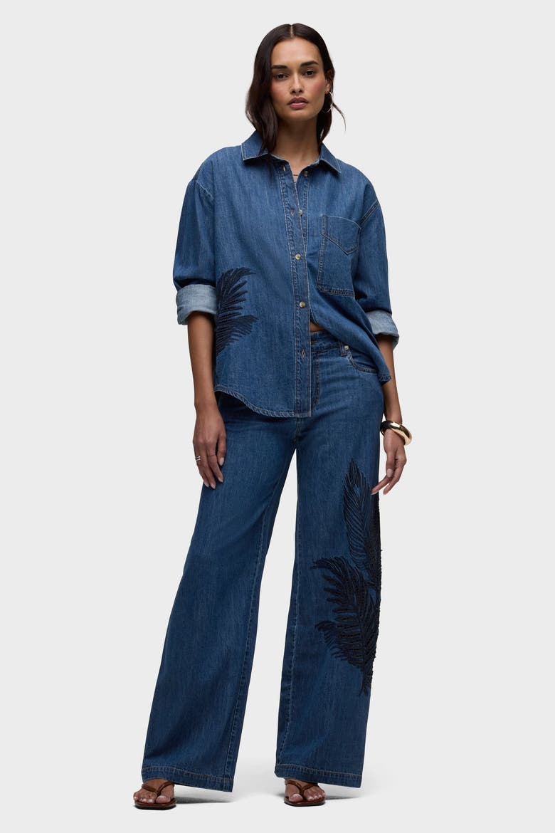 Rylee Loose Pant, Main, color, LA PALM
