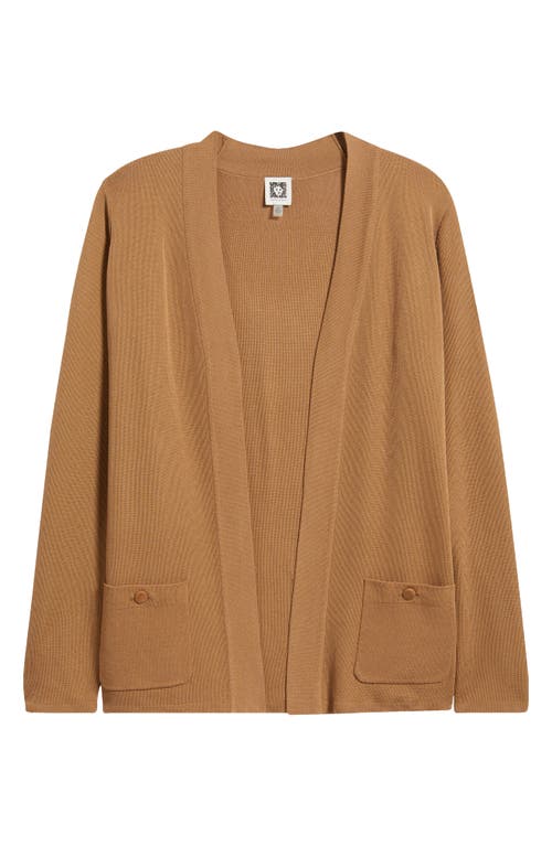 Anne Klein Malibu Cardigan In Brown