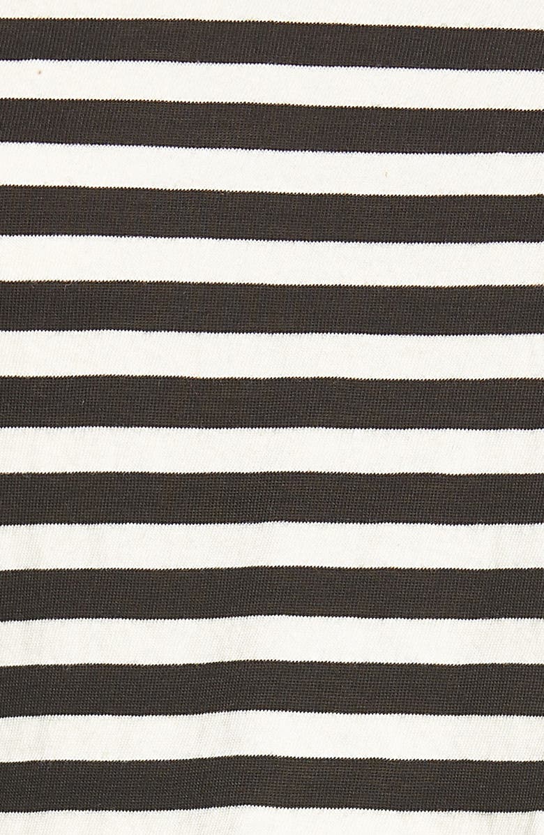 Amuse Society Honey Stripe Cotton Crop Top, Alternate, color, 