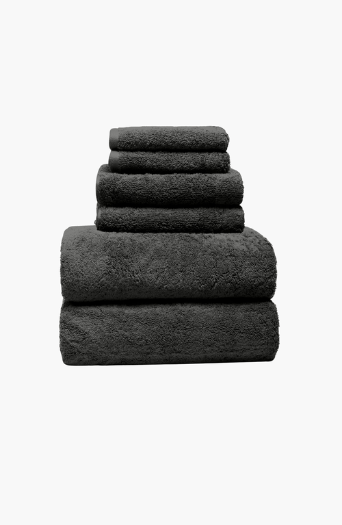 Italic Ultraplush Australian Cotton Standard Towel Set In Gray