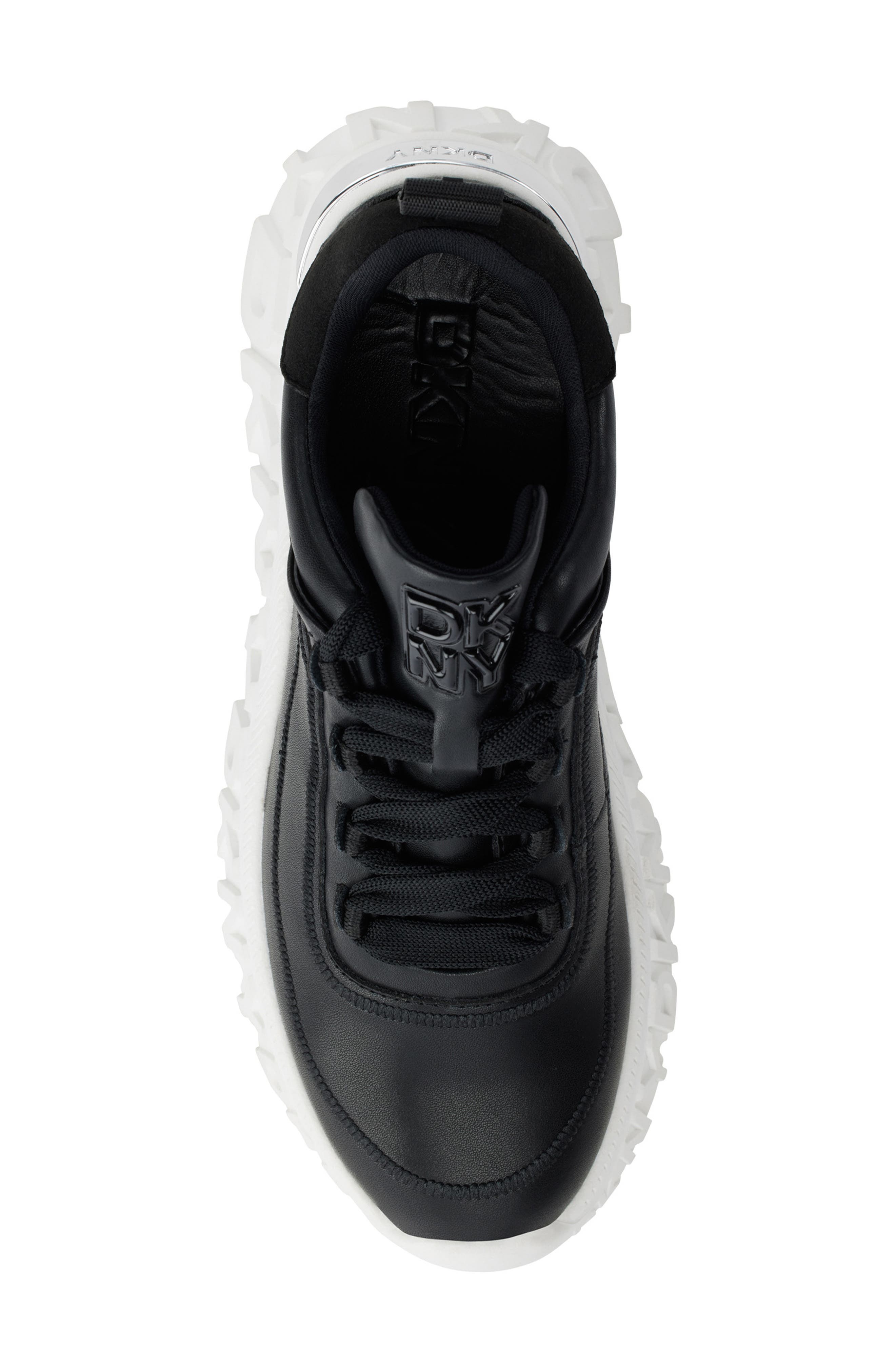 DKNY Lacombe Platform Sneaker, Alternate, color, Black