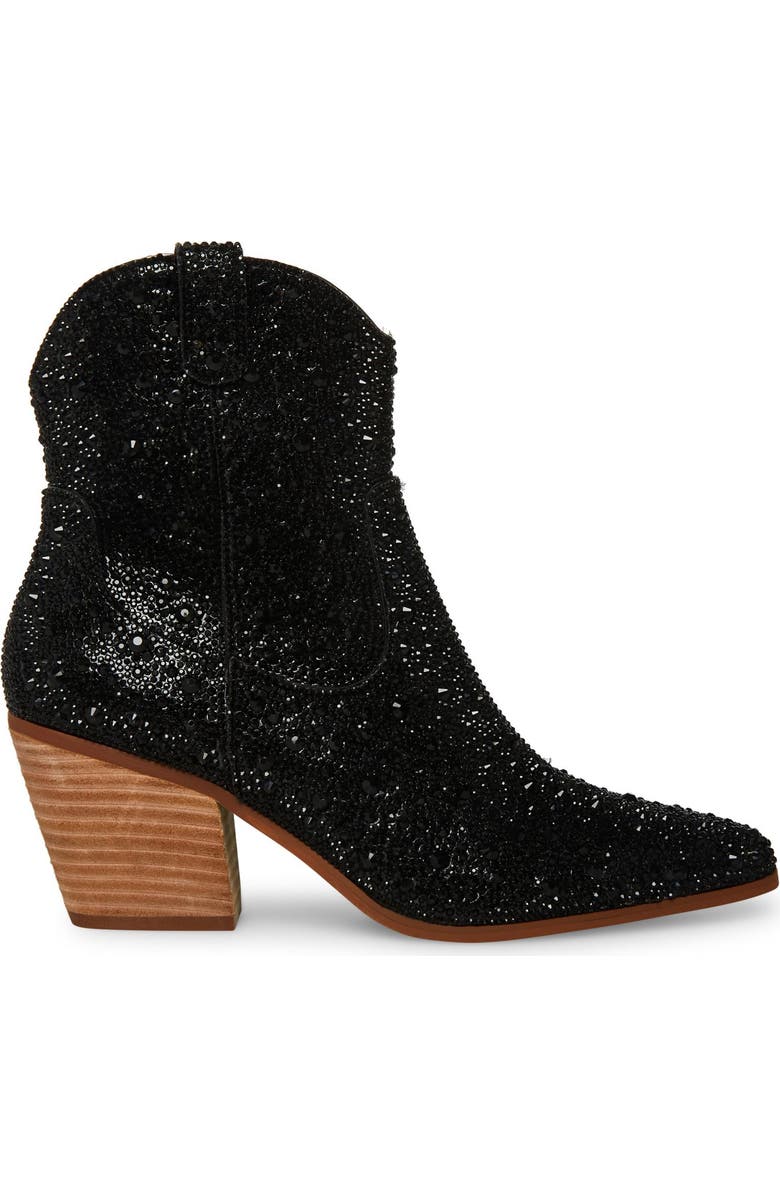 Betsey Johnson Diva Embellished Western Bootie, Alternate, color,