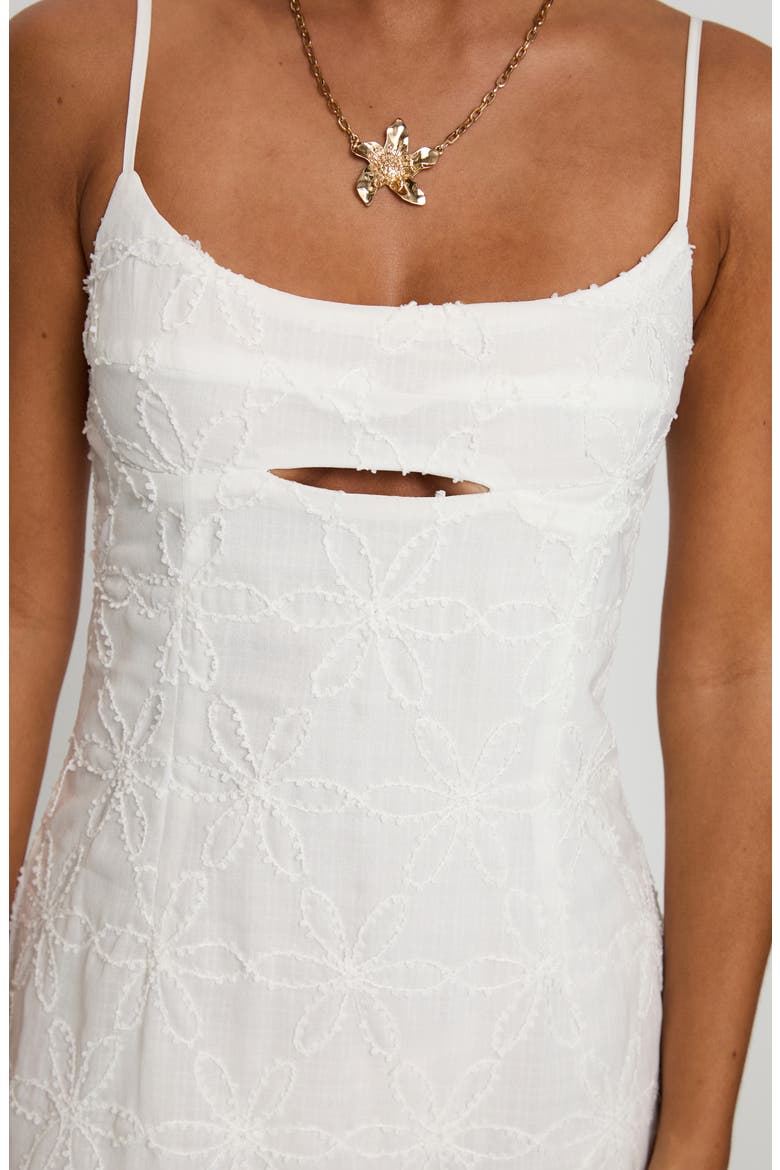 Powell Cutout Minidress, Alternate, color, WHITE