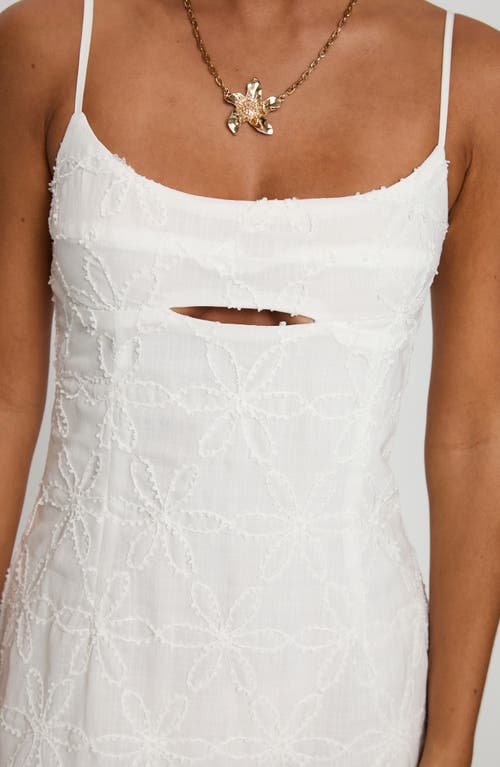 Princess Polly Powell Cutout Minidress In White