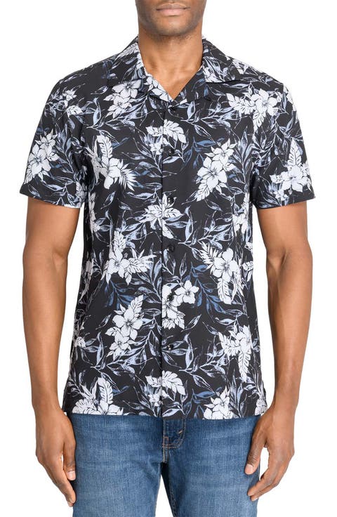 Floral Print Short Sleeve Shirt