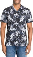 CONSTRUCT Floral Print Short Sleeve Shirt