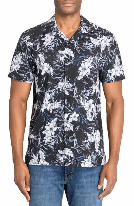 CONSTRUCT Floral Print Short Sleeve Shirt