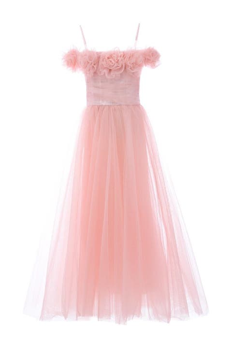 Lilo Floral Tulle Gown