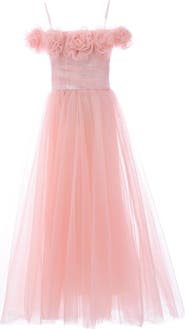Tulleen Lilo Floral Tulle Gown
