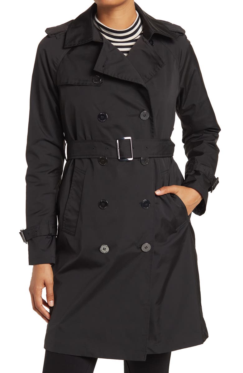 Michael Kors Missy Solid Trench Coat, Main, color, 