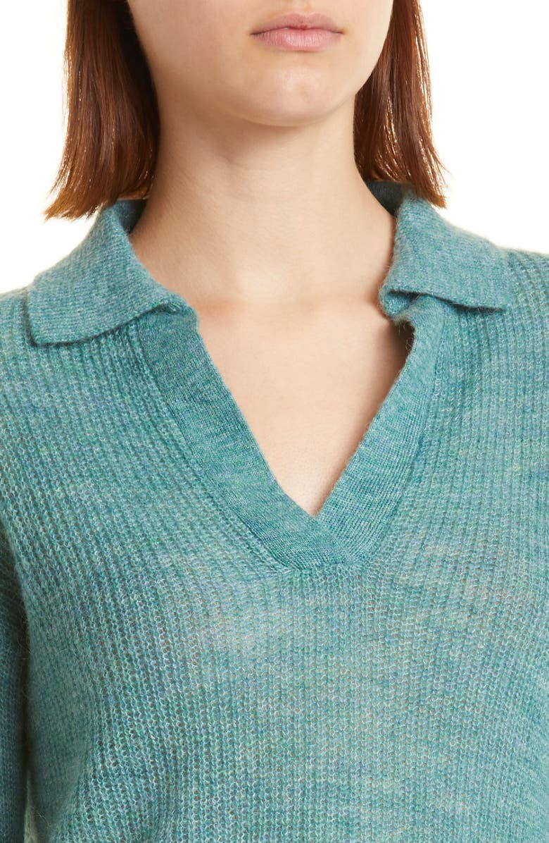 Monrow Polo Sweater, Alternate, color,