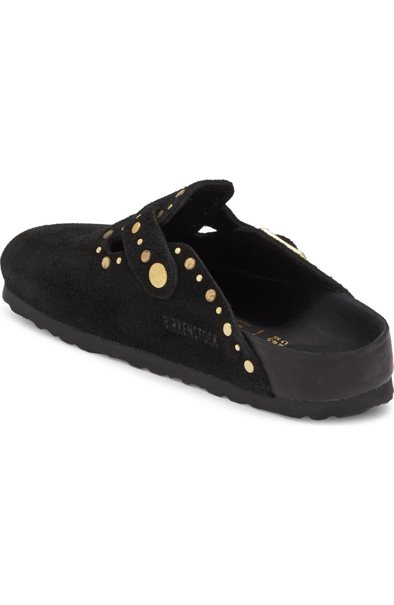 Birkenstock Boston Rivets Exquisite Clog, Alternate, color, Black