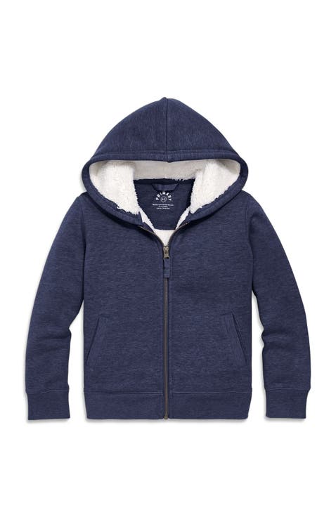 Teddy Fleece-Lined Zip Hoodie