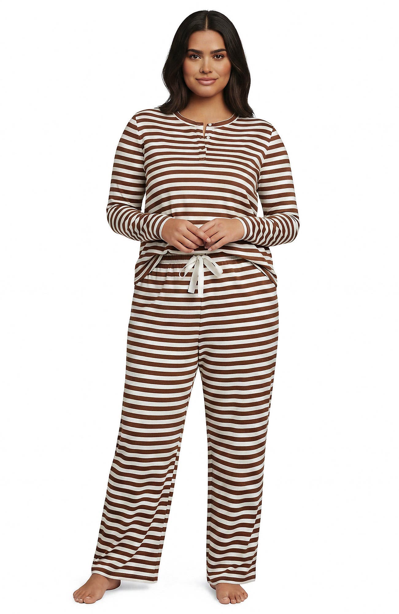 Rich Ginger Even Stripe