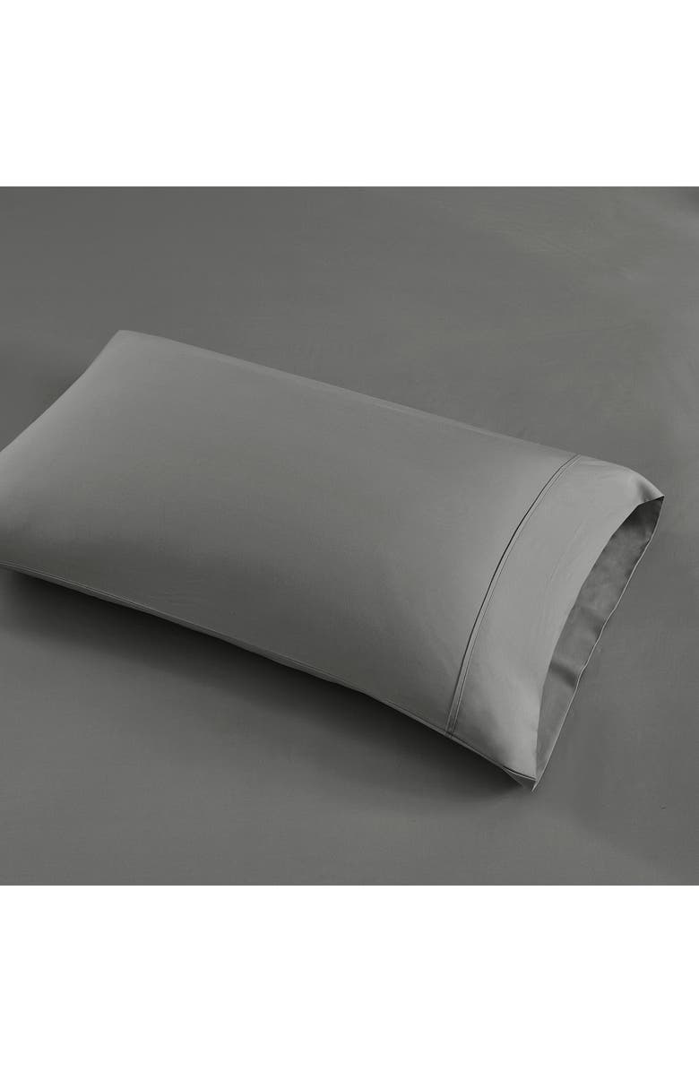 BEAUTYREST 1000 Thread Count Temperature Regulating Antimicrobial 4 Piece Sheet Set, Alternate, color, Charcoal