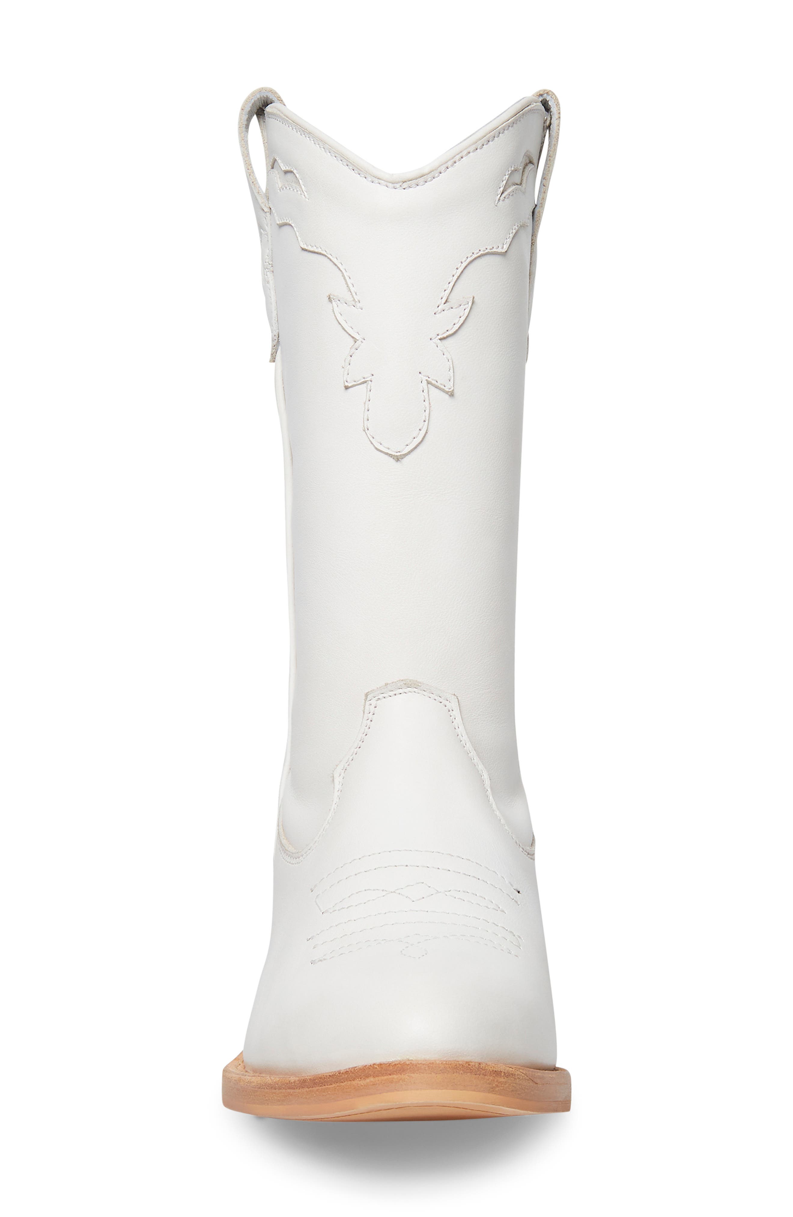 Laredo Western Boot, Alternate, color, WHITE LEAT