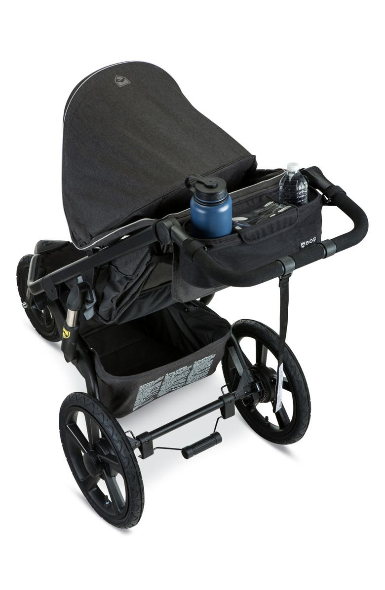BOB Deluxe Handlebar Console for Single Jogging Stroller, Alternate, color, Black