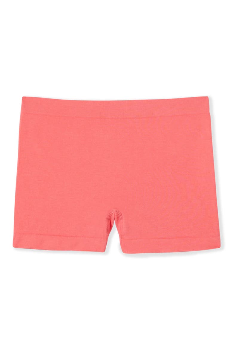 Amande Seamless Cotton Blend Boyshorts, Alternate, color, GRENADINE