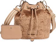 Kate Spade New York Rosie Faux Fur Small Bucket Bag