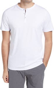 Robert Barakett Georgia Solid Henley Shirt