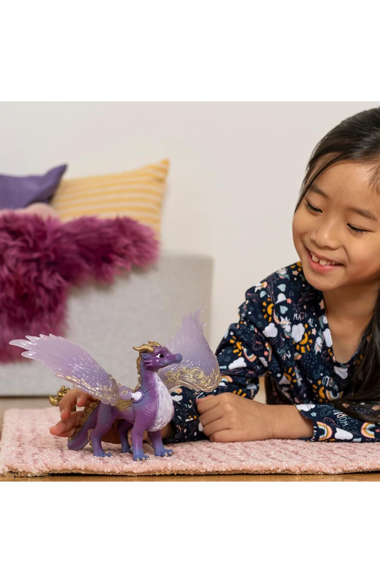Schleich Bayala, Night Sky Dragon Purple & Gold Figurine, Alternate, color, Purple