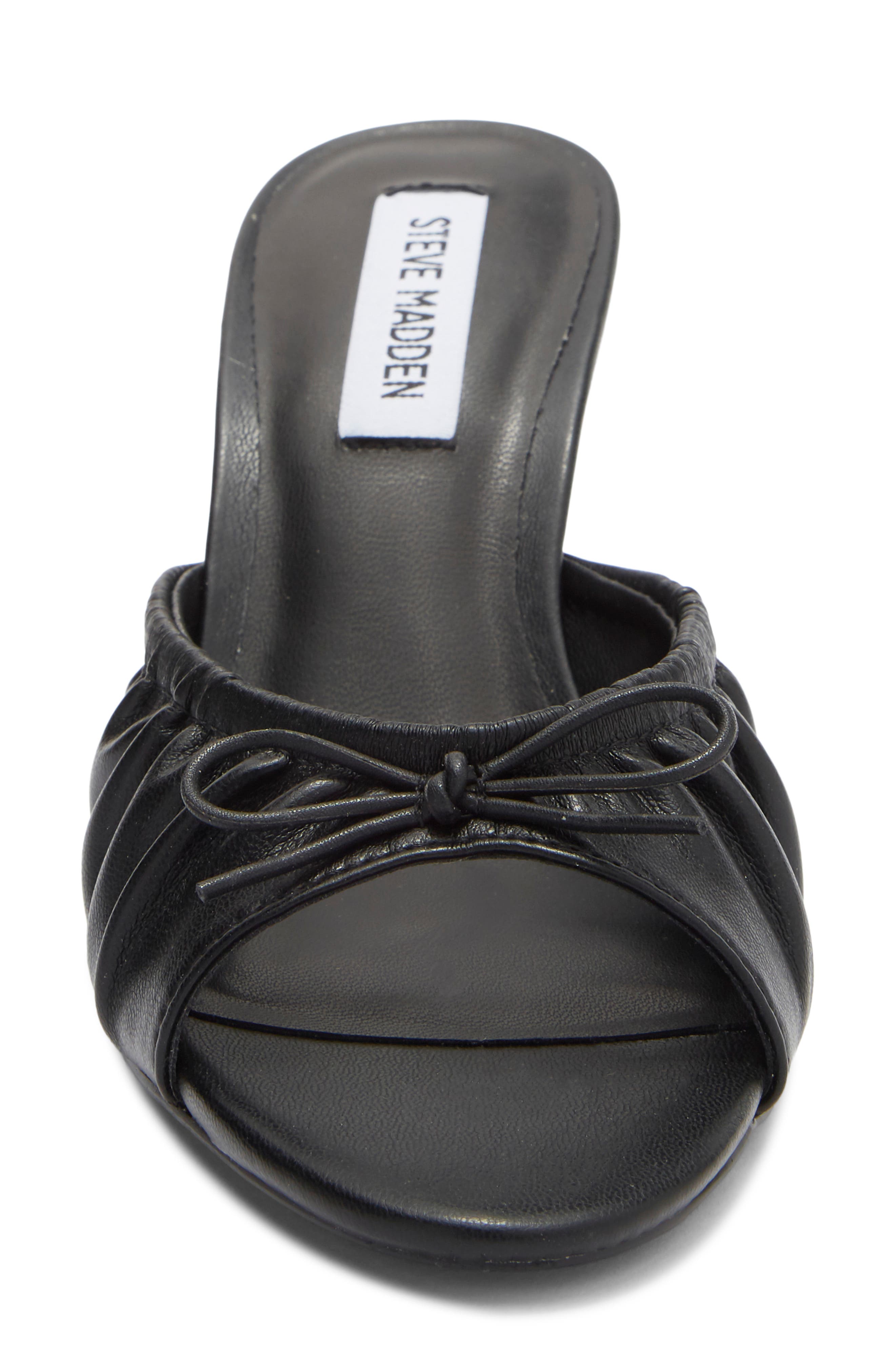 Steve Madden Josefina Slide Sandal, Alternate, color, Black