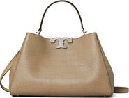 Tory Burch Eleanor Soft Embossed Leather Satchel