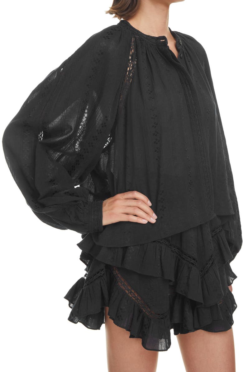 Isabel Marant Étoile Janelle Lace Blouse, Alternate, color,