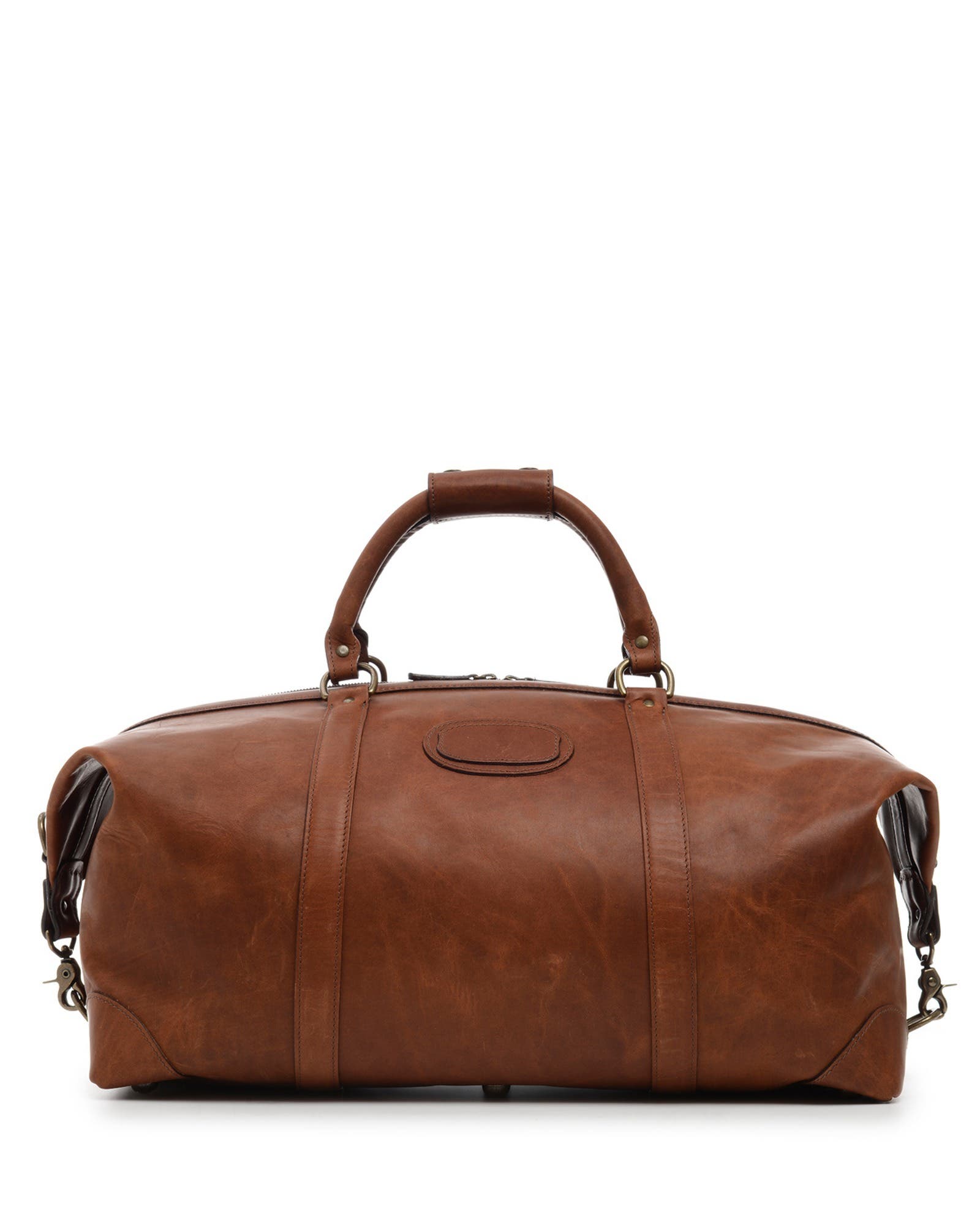 Twain 22" Leather Weekender, Alternate, color, Espresso