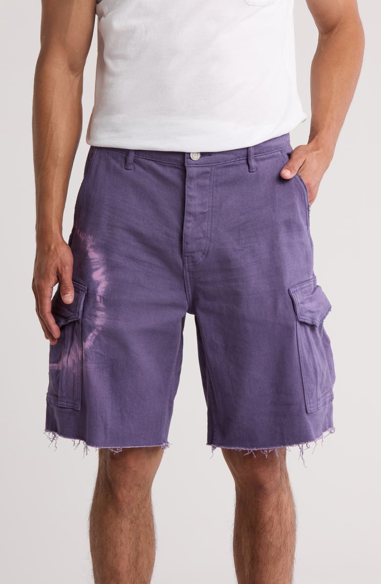 PURPLE BRAND Twill Cargo Shorts, Main, color,