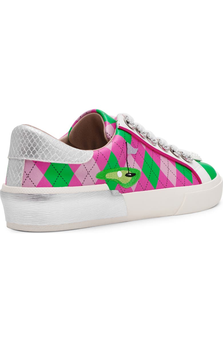 Betsey Johnson Sherrie Sneaker, Alternate, color, Pink/ Green Multi