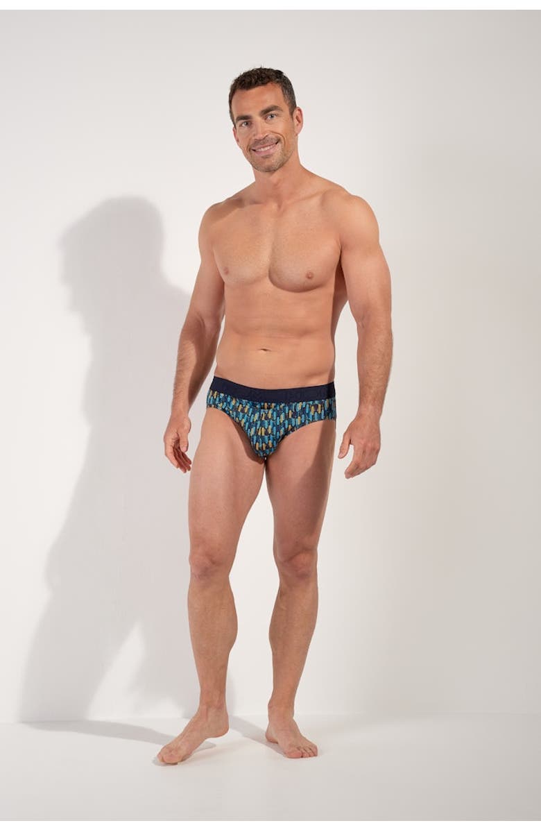 HOM Westgate Mini Briefs HO1, Alternate, color, Blue Print