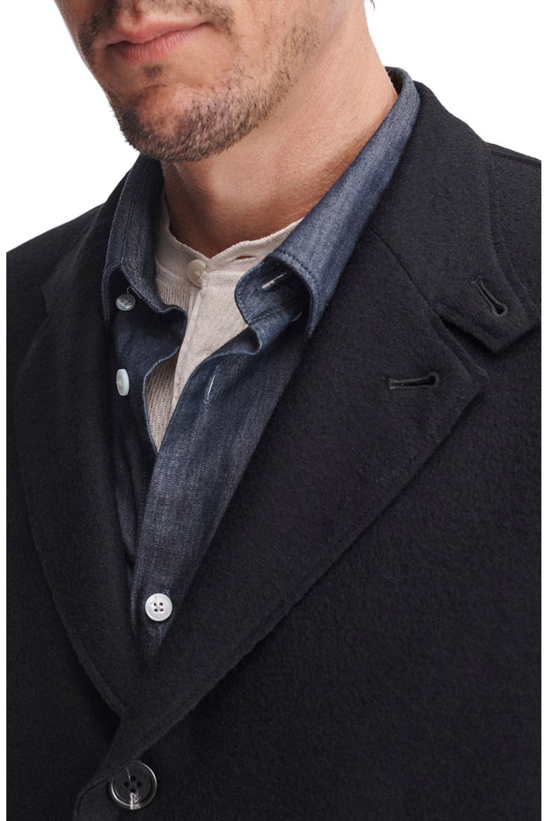 Becker Wool Blend Knit Sport Coat, Alternate, color, BLACK
