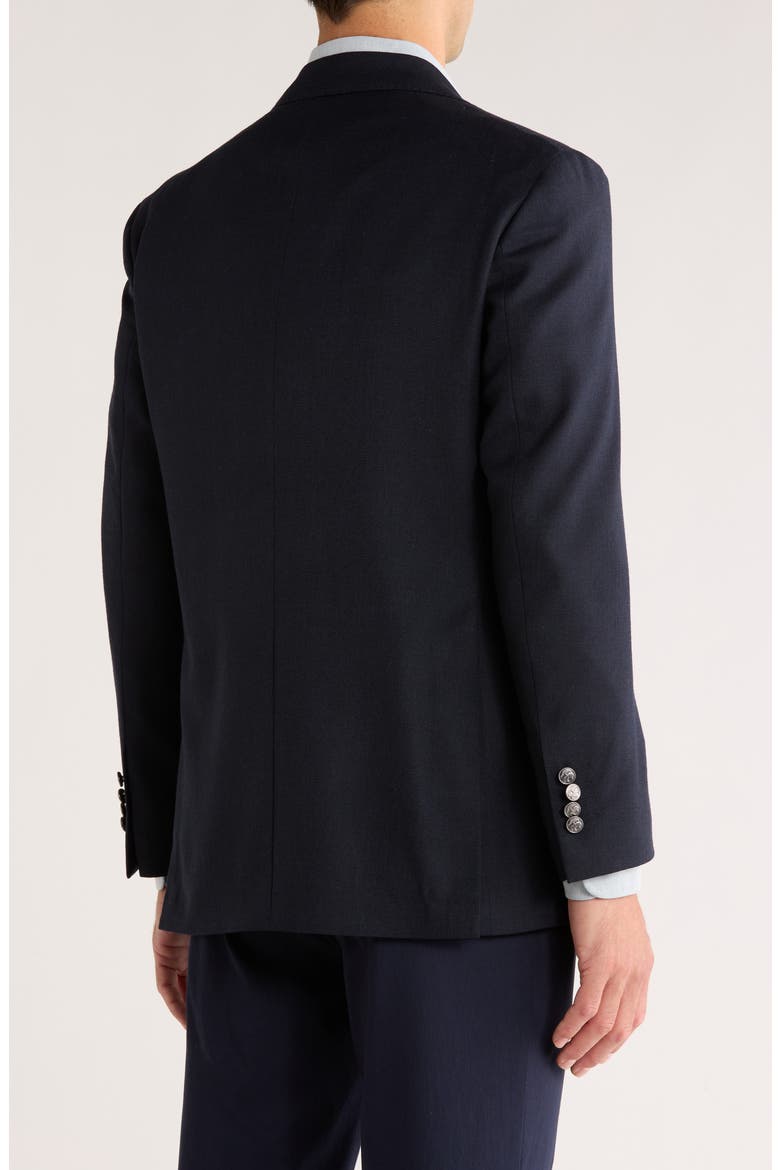 Stretch Wool Blazer, Alternate, color, NAVY