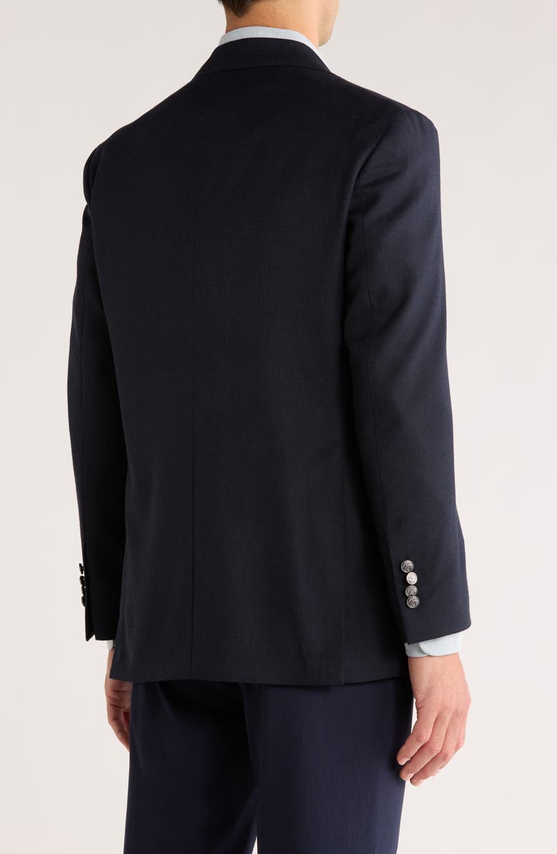 Brooks Brothers Stretch Wool Blazer, Alternate, color, Navy