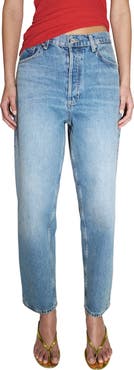MANGO Starring Hailey Bieber Jennifer Barrel Leg Jeans