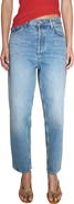 MANGO Starring Hailey Bieber Jennifer Barrel Leg Jeans