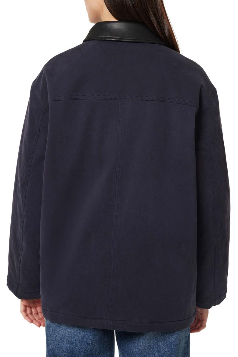 Stretch Twill Barn Jacket, Alternate, color, DARK NAVY