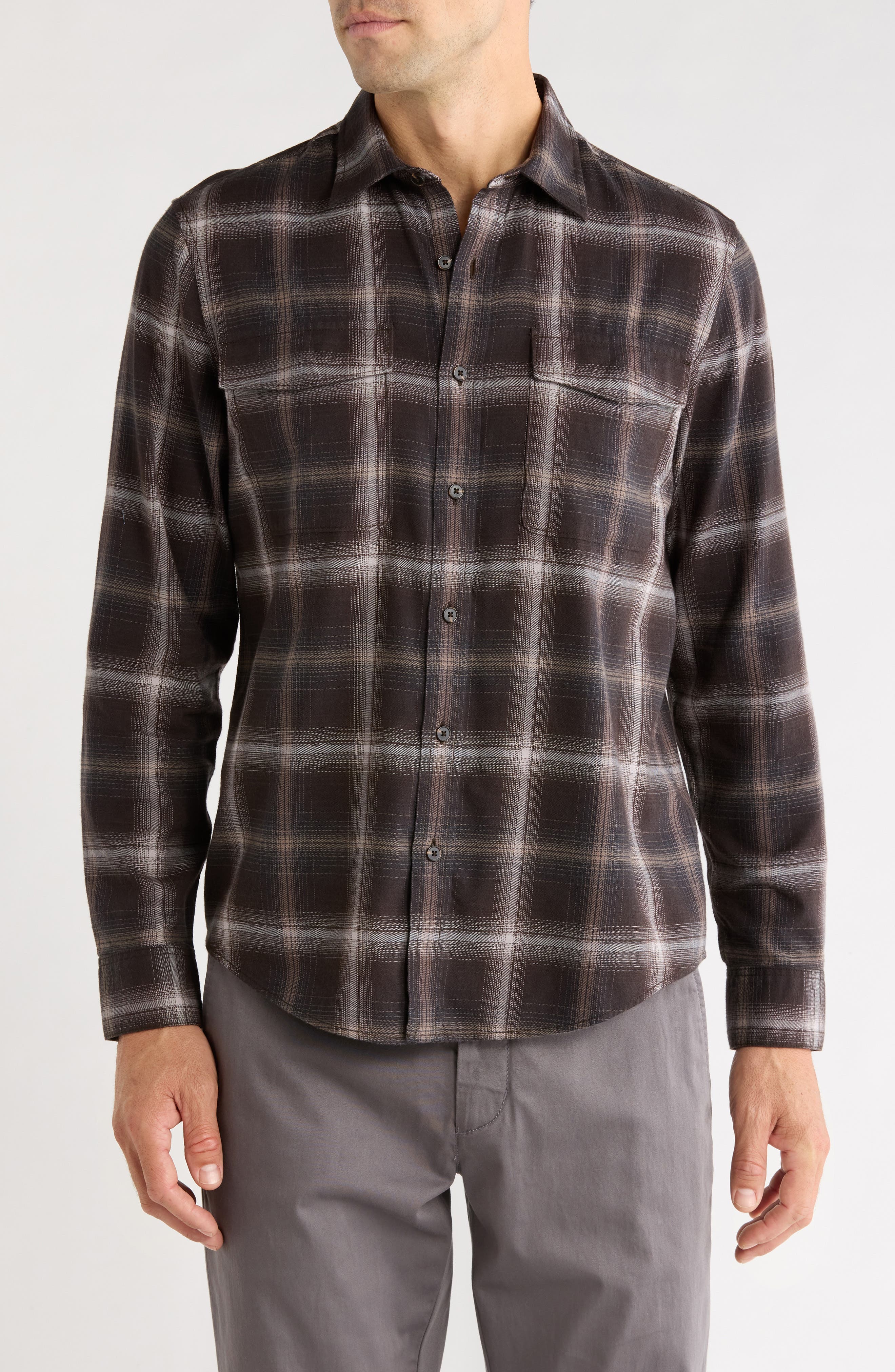 selected BROWN MINERAL PLAID