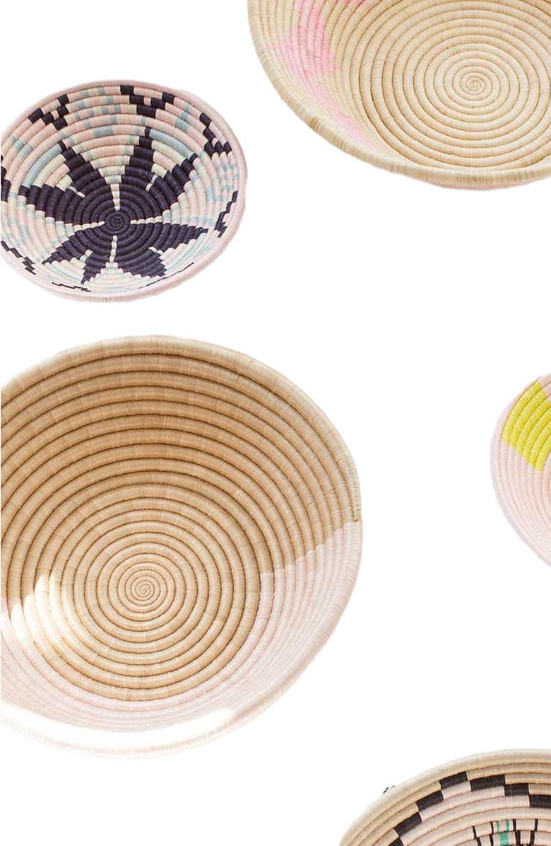 indego africa Akeza Large Plateau, Alternate, color, Pink And Natural