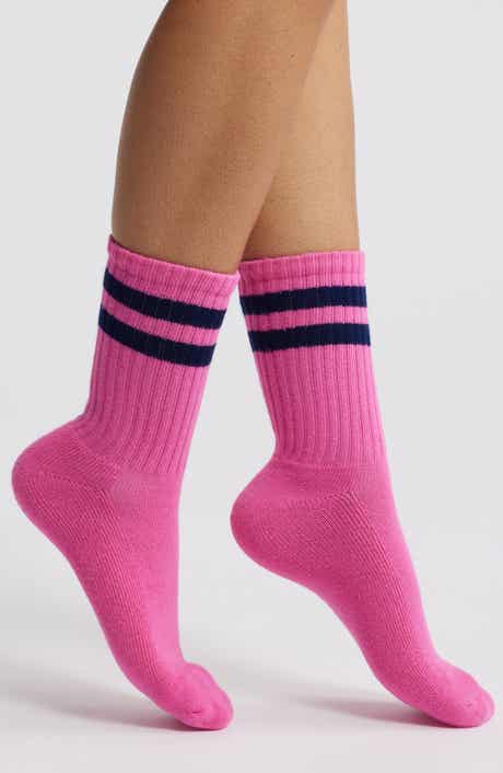 The Double Retro Stripe Crew Socks