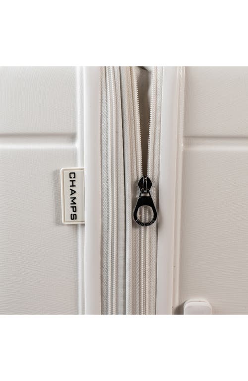 Champs Linen 3-piece Hardside Luggage Set