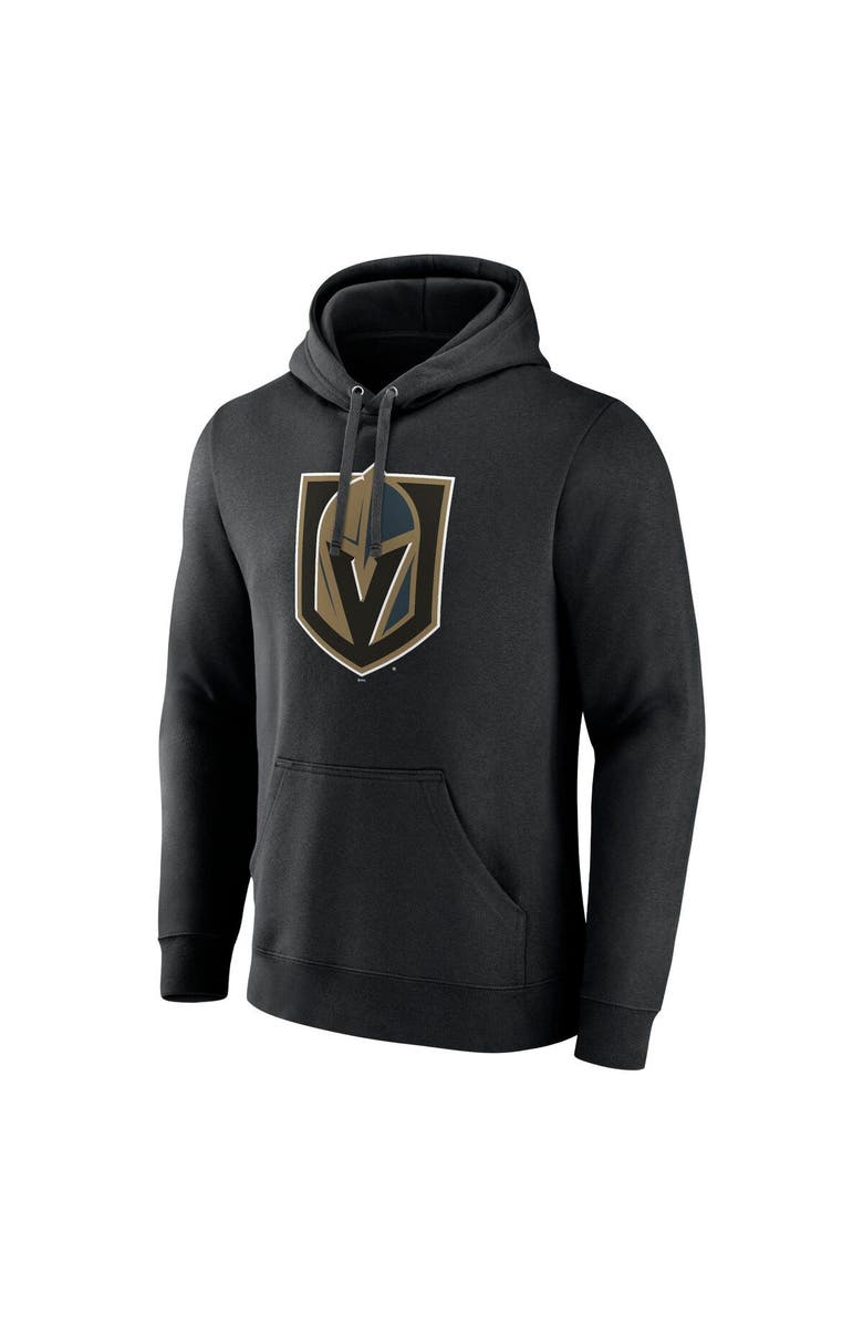 FANATICS Men's Fanatics Branded Black Vegas Golden Knights Primary Logo Pullover Hoodie, Alternate, color, 