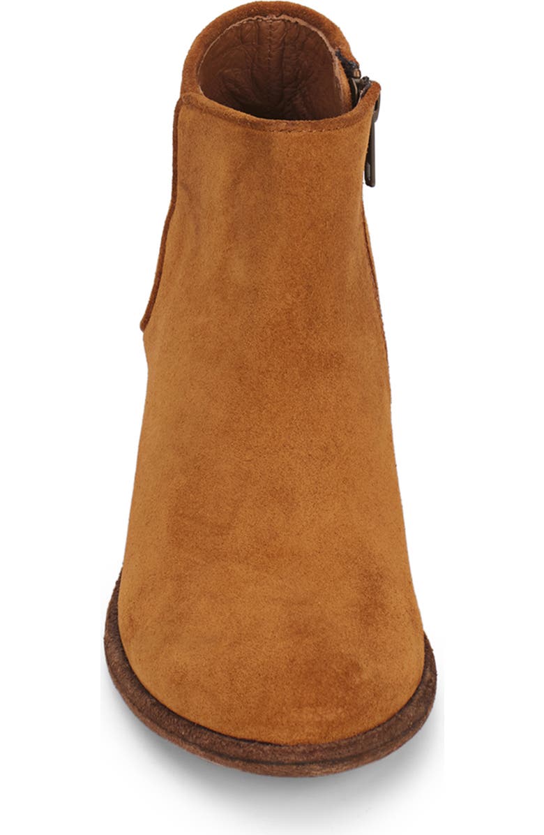 Frye Carson Piping Bootie, Alternate, color, Bronze