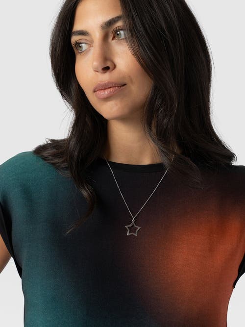 Shop Saint + Sofia Turn Up Contrast Tee