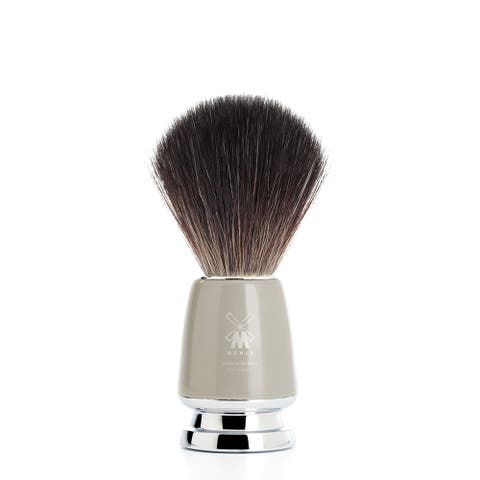 Rytmo Melange Grey Black Fibre Shaving Brush