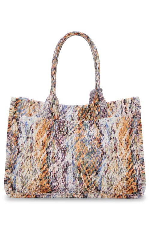 Vince Camuto Orla Canvas Tote In Brown