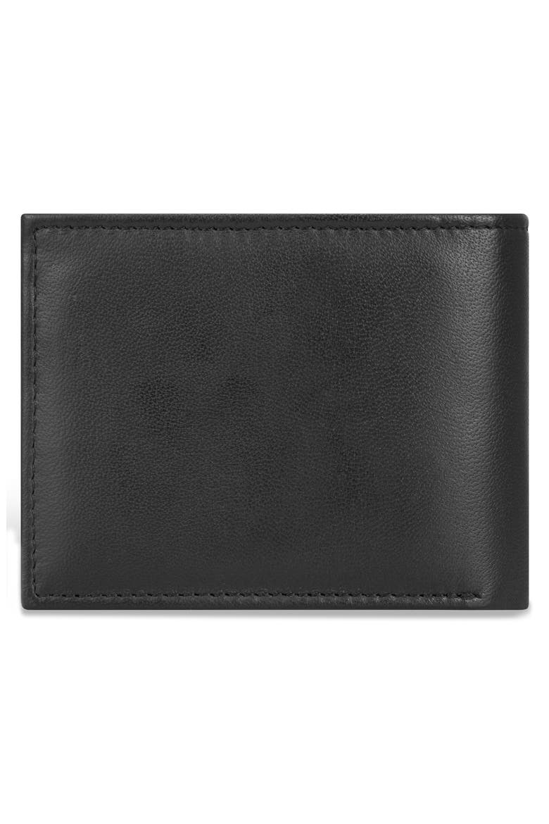 Classic Leather Bifold Wallet, Alternate, color, BLACK