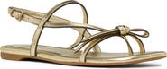 Kate Spade New York loop metallic ankle strap sandal