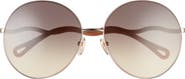 Chloé 62mm Round Sunglasses